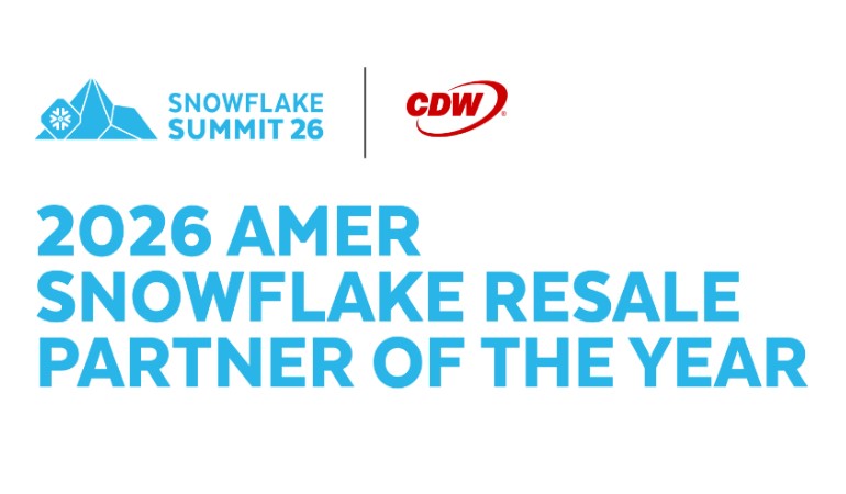 CDW Recognized with Snowflake Partner Award